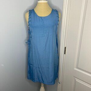 NWT Grifflin Paris Blue Sleeveless Mini Dress Size - M